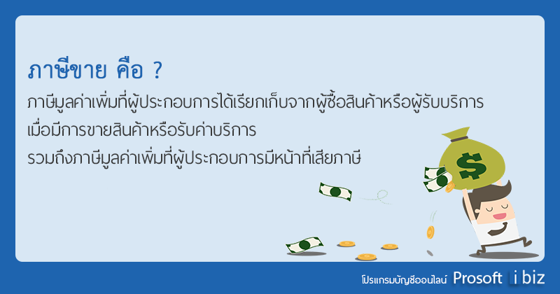 ภาษีขาย – ภาษีซื้อ คืออะไร ? และจะตั้งค่าภาษีขาย – ภาษีซื้อในโปรแกรม  Prosoft Ibiz ได้อย่างไร ? | Prosoft Ibiz